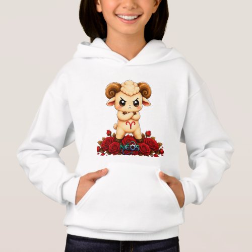 Kawaii Zodiac Neos Aries Hoodie