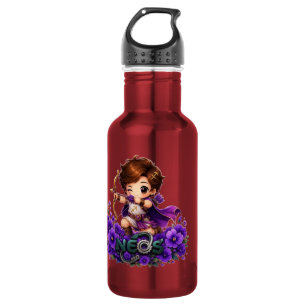 Kawaii Zodiac Neos Sagittarius Stainless Steel Water Bottle