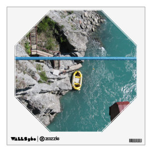Kawarau Bridge Bungy POV, Queenstown, New Zealand Wall Decal