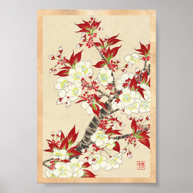 Kawarazaki Shodo Floral Calendar of Japan Poster (Front)