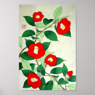 Kawarazaki Shodo Floral Calender of Japan flowers Poster