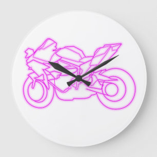 Kawasaki H2R Neon style Large Clock