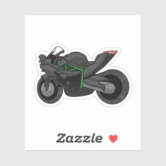Kawasaki H2R simple style Sticker (Sheet)