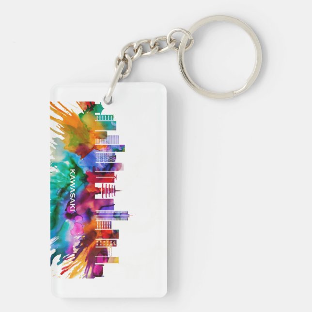 Kawasaki Skyline Keychain (Back)