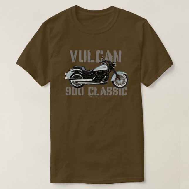 Kawasaki Vulcan 900 Classic white sg T-Shirt (Design Front)