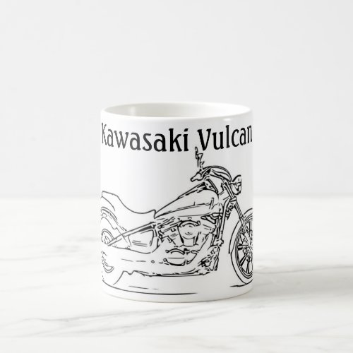 Kawasaki Vulcan motorcycle sketch Coffee Mug