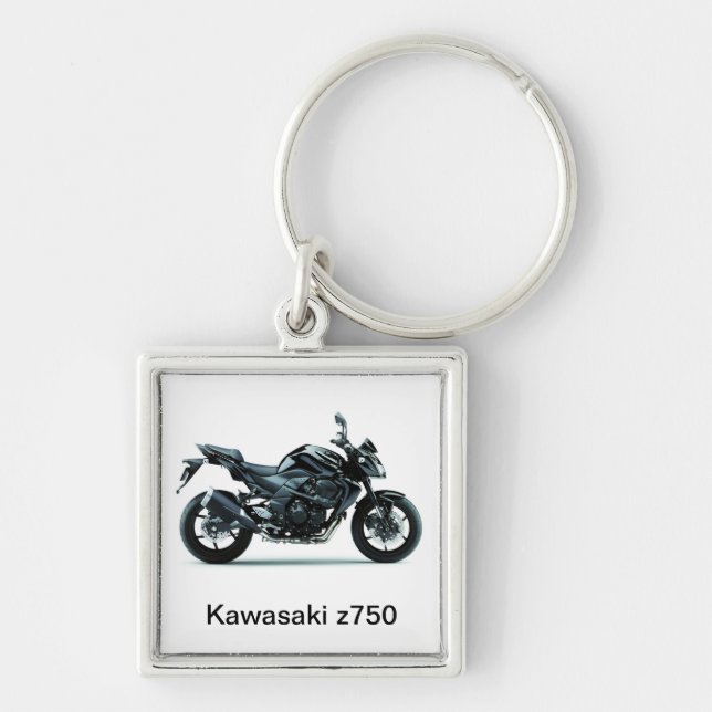kawasaki z750 motorcycles keychain (Front)