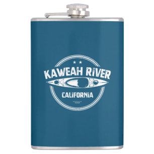 Kaweah River California Kayaking Flask