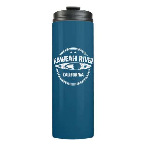 Kaweah River California Kayaking Thermal Tumbler