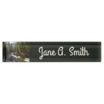 Kaweah River in Sequoia Desk Name Plate