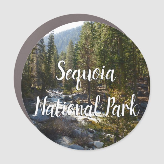 Kaweah River in Sequoia National Park Car Magnet (Front)