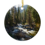 Kaweah River in Sequoia National Park Ceramic Ornament