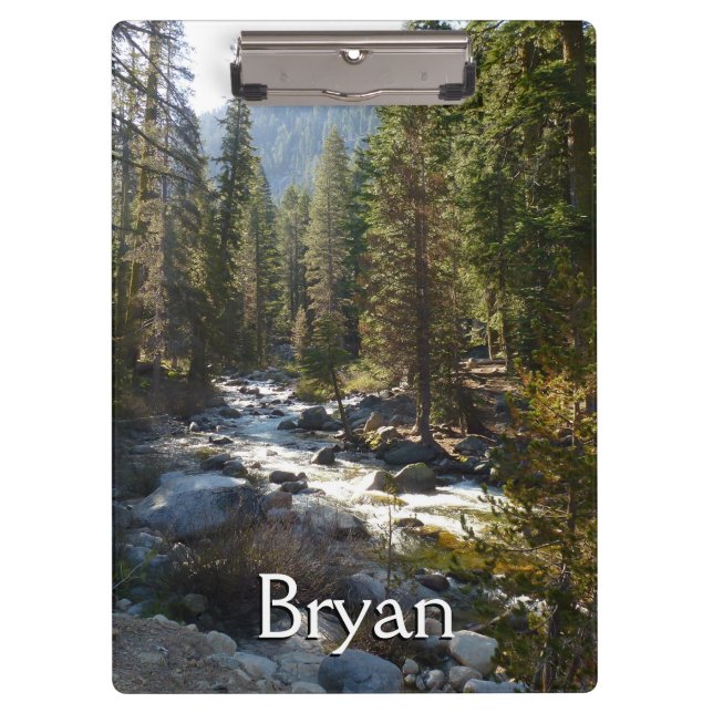 Kaweah River in Sequoia National Park Clipboard (Front)