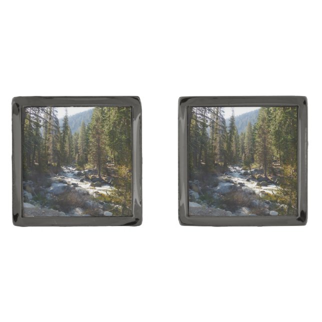 Kaweah River in Sequoia National Park Cufflinks (Front)