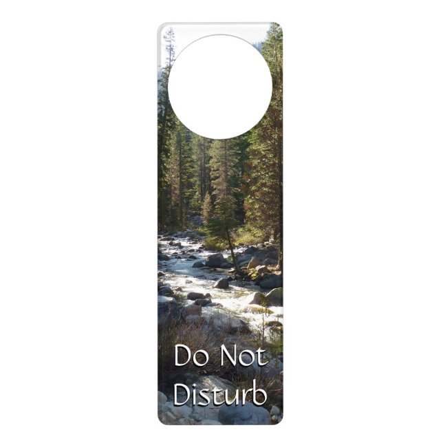 Kaweah River in Sequoia National Park Door Hanger (Front)