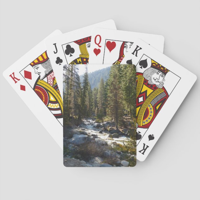 Kaweah River in Sequoia National Park Poker Cards (Back)