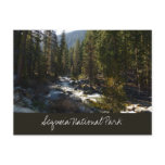 Kaweah River in Sequoia National Park Postcard