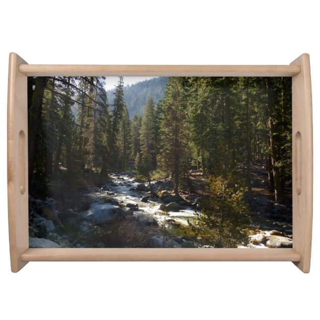 Kaweah River in Sequoia National Park Serving Tray (Front)