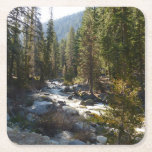 Kaweah River in Sequoia National Park Square Paper Coaster
