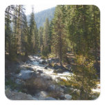 Kaweah River in Sequoia National Park Square Sticker