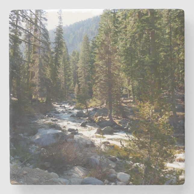 Kaweah River in Sequoia National Park Stone Coaster (Front)