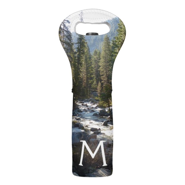 Kaweah River in Sequoia National Park Wine Bag (Front)