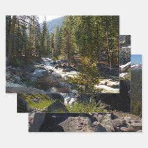 Kaweah River in Sequoia National Park Wrapping Paper Sheets