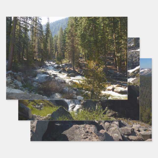 Kaweah River in Sequoia National Park Wrapping Paper Sheets (Set)