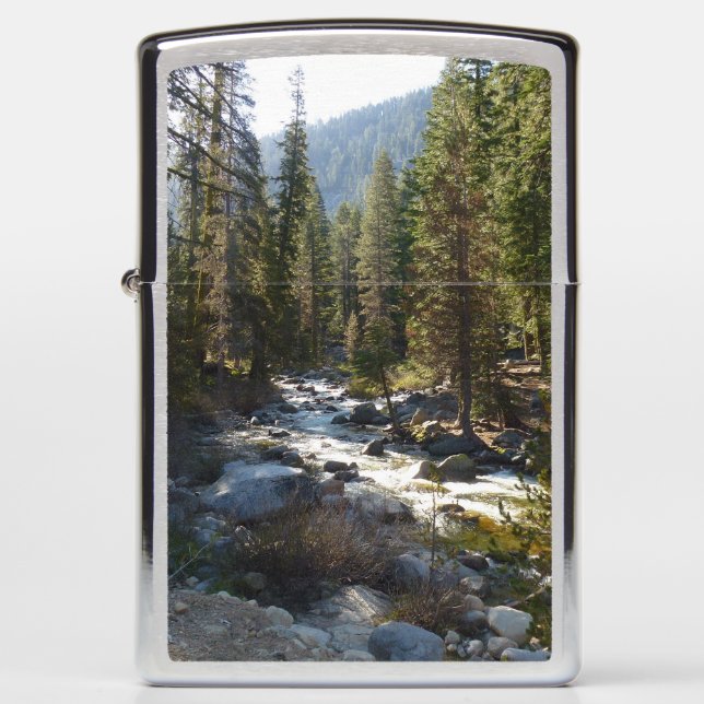 Kaweah River in Sequoia National Park Zippo Lighter (Front)
