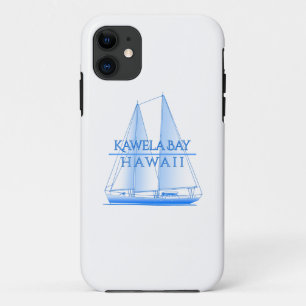 Kawela Bay Coastal Nautical Sailing Sailor iPhone 11 Case