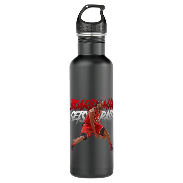 Kawhi Leonard Boardman  Stainless Steel Water Bottle (Front)