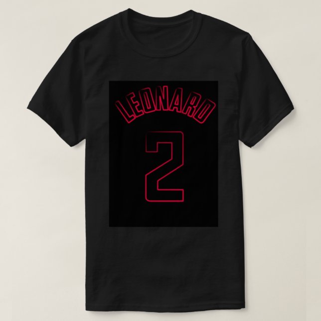 Kawhi Leonard No.2  T-Shirt (Design Front)
