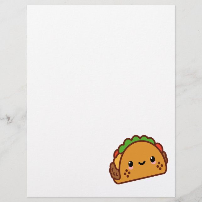 Kawii Taco Face Flyer (Front)