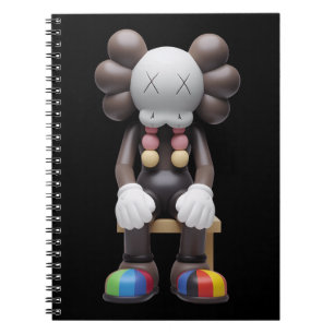 KAWS at Rest Printed Notebook - Unique Artistic