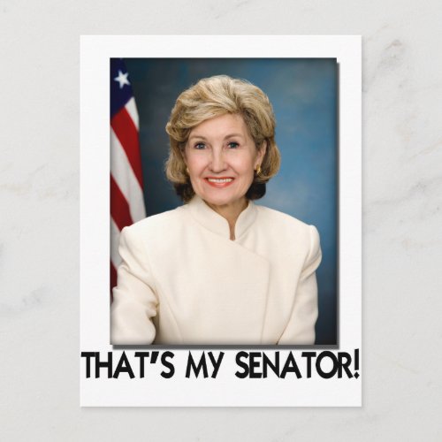 Kay Bailey Hutchison Thats My Senator Postcard