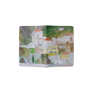 Kay Cassill "Face of Amalfi" Passport Holder