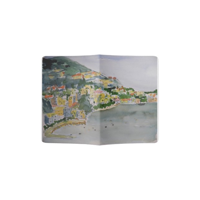 Kay Cassill "Ischia From the Fortress" Passport Holder (Opened)