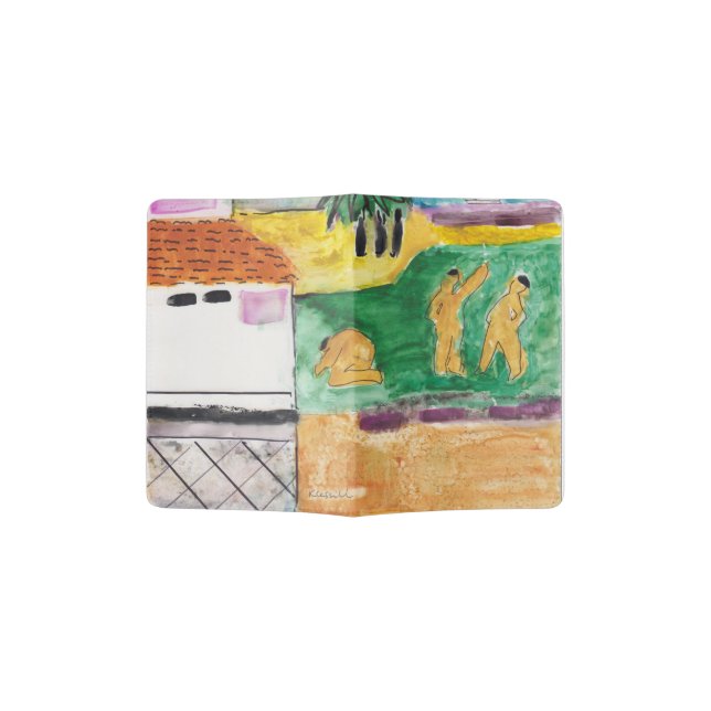 Kay Cassill "O Cozumel" Passport Holder (Opened)