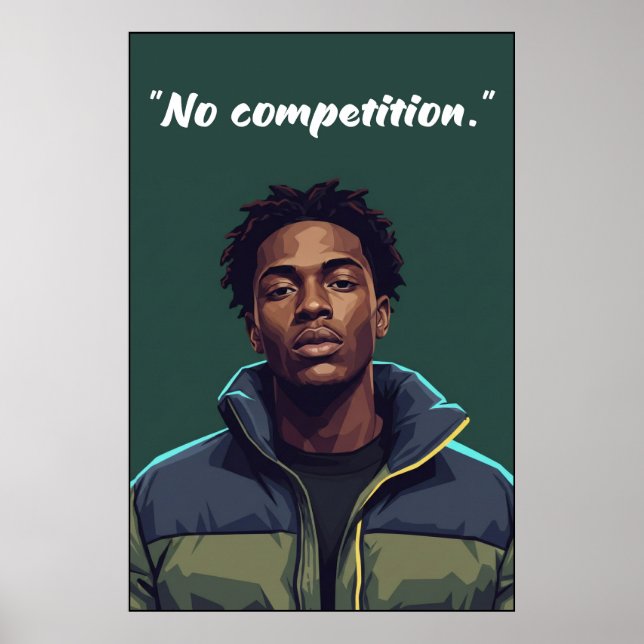Kay Flock Poster – No Competition (Front)