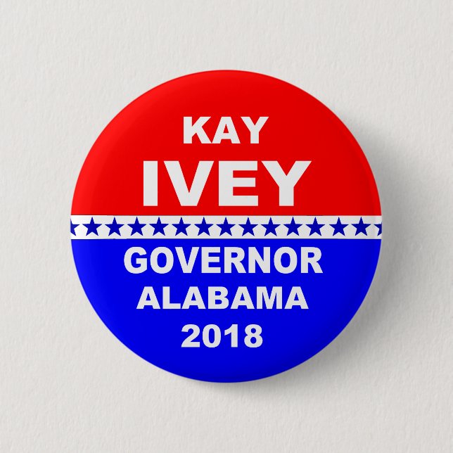 Kay Ivey Governor Alabama 2018 Button (Front)