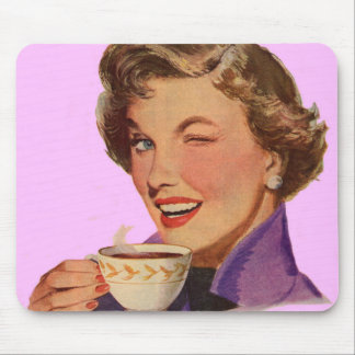 Kay loves coffee mouse pad