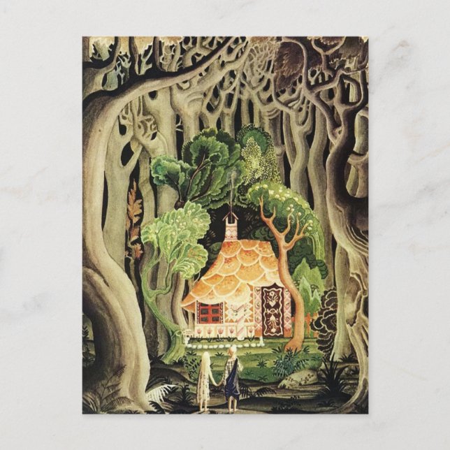 Kay Nielsen Hansel and Gretel Postcard (Front)