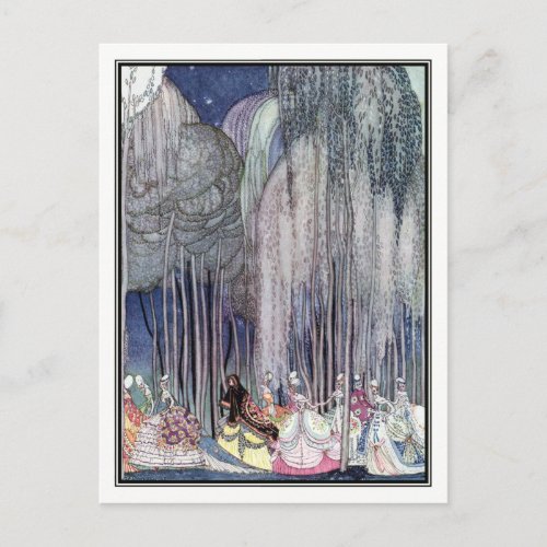 Kay Nielsen _ In Powder and Crinoline Postcard