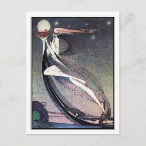 Kay Nielsen _ In Powder and Crinoline Postcard