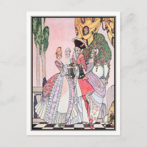 Kay Nielsen _ In Powder and Crinoline Postcard