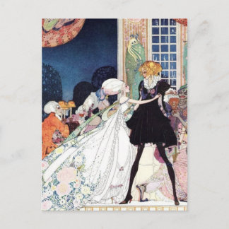 Kay Nielsen - In Powder and Crinoline Postcard