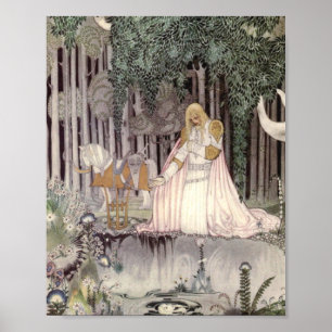 Kay Nielsen - The Lassie And Her Godmother 1914 Poster
