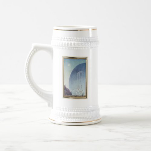 Kay Nielsen Woman Riding Polar Bear Beer Stein