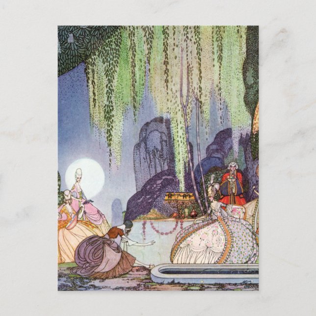 Kay Nielsen's Cinderella at the Ball Postcard (Front)