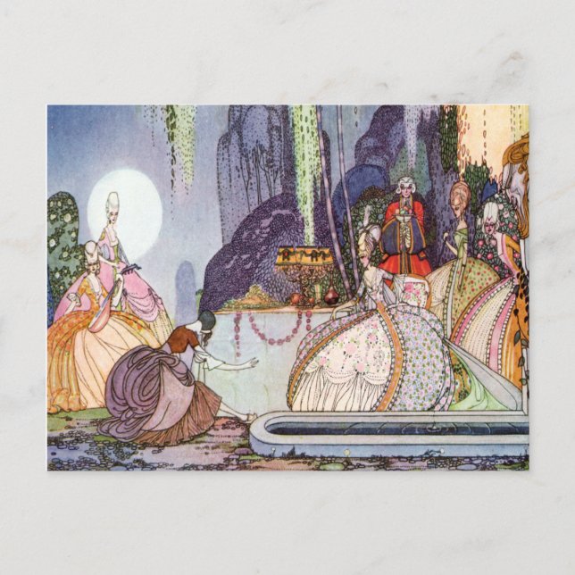 Kay Nielsen's Cinderella at the Ball Postcard (Front)
